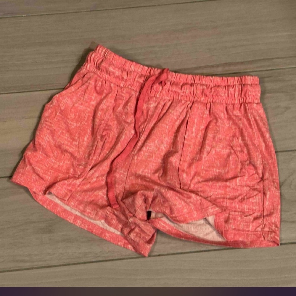 Coral Drawstring Shorts JUNIORS SMALL